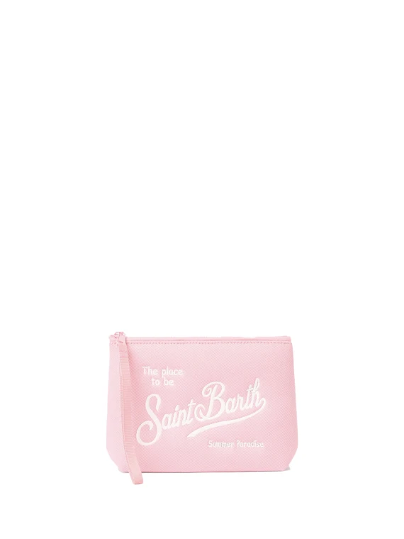 Pochette Aline rosa in lurex