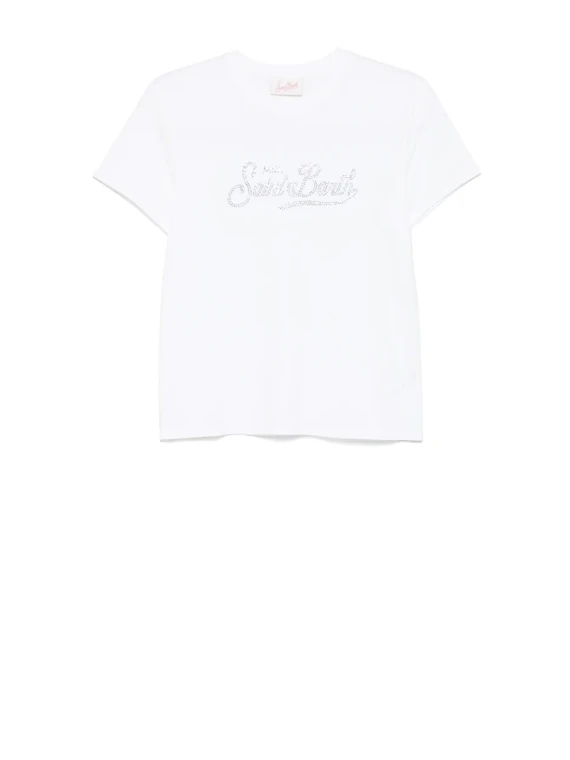 T-Shirt Strass White
