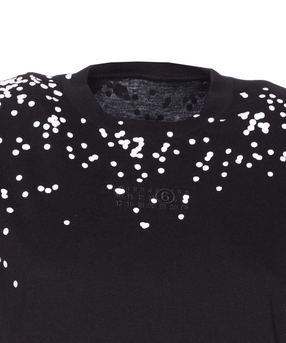 MM6 Maison Margiela T-shirt e Polo Nero
