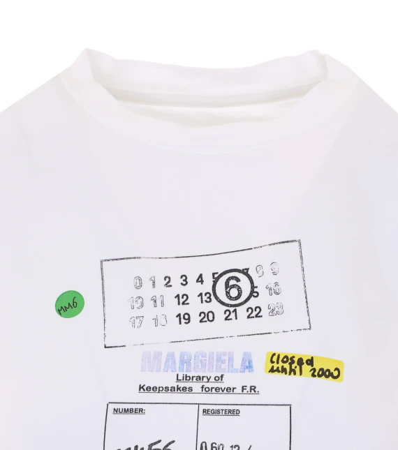 MM6 Maison Margiela T-shirt e Polo Bianco