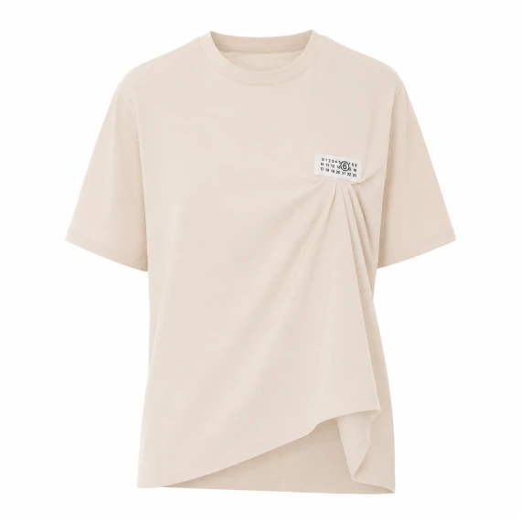 Numeric Logo Draped T-Shirt