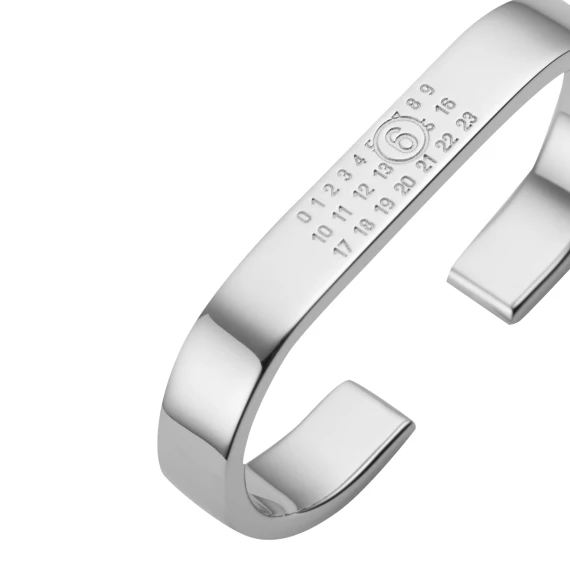 Silver Double Numeric Ring