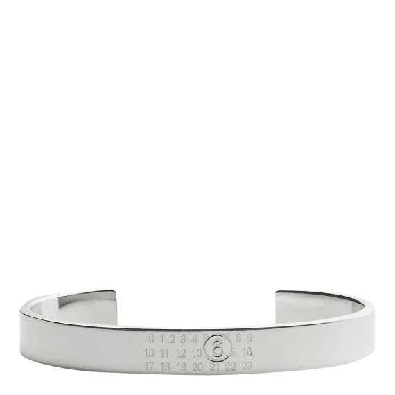 Silver Numeric Signature Bracelet MM6 Maison Margiela