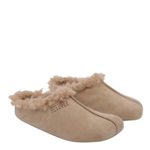 Beige Numeric Sabot MM6 Maison Margiela