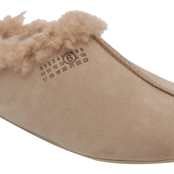 Beige Numeric Sabot MM6 Maison Margiela