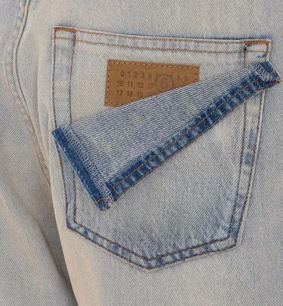 Jeans blu MM6 Maison Margiela
