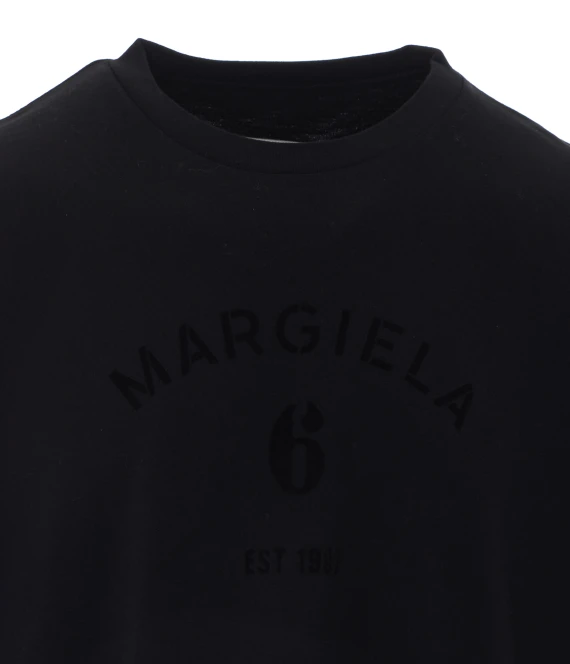 Black T-Shirt MM6 Maison Margiela