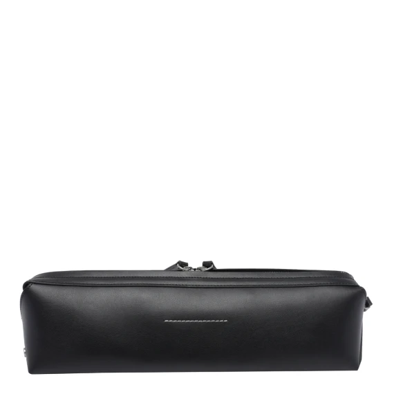 Black Japanese Jewel Handle Clutch MM6 Maison Margiela