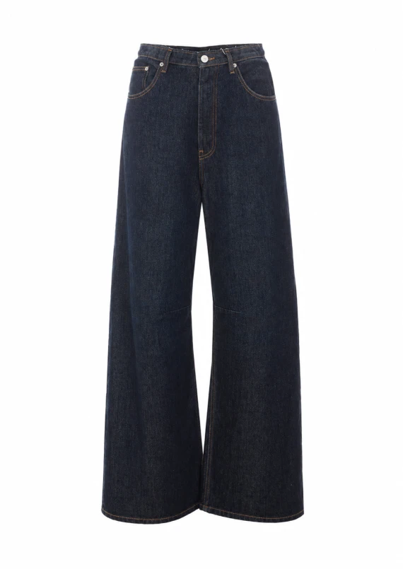 Dark blue wide-leg jeans MM6 Maison Margiela