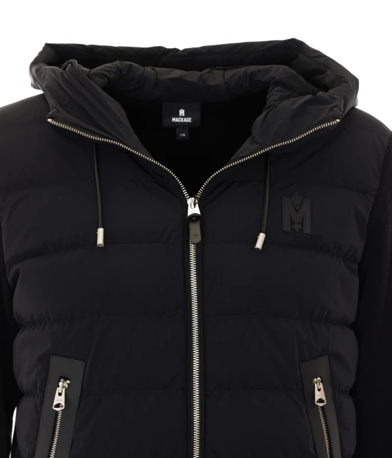 Piumino nero Andrew Mackage