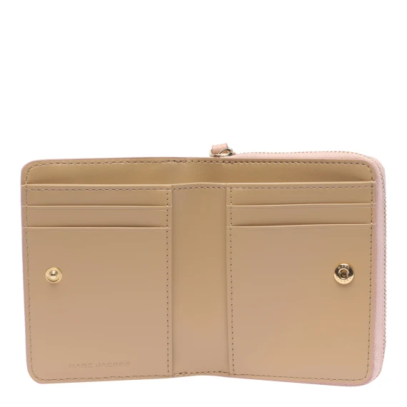 THE LEATHER MINI COMPACT WALLET