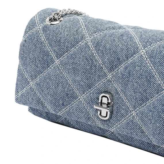 THE QUILTED DENIM DUAL CONVERTIBLE BAG