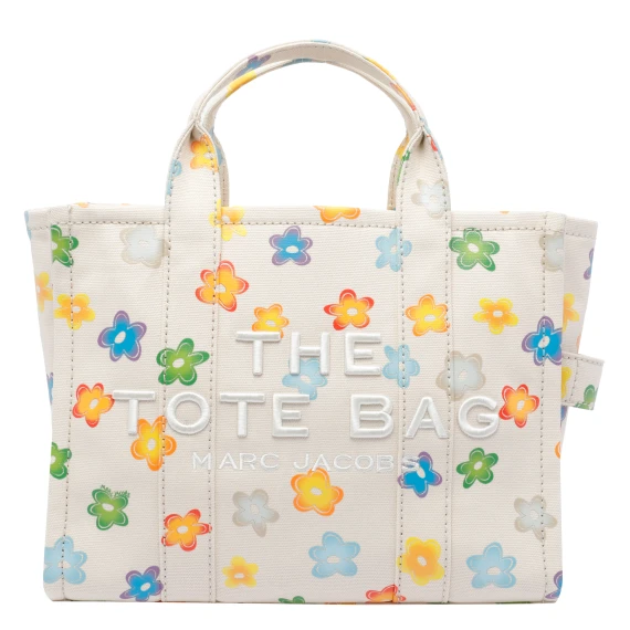 THE WILD DAISY CANVAS MEDIUM TOTE BAG