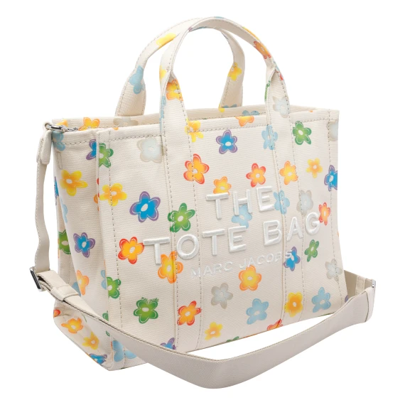 THE WILD DAISY CANVAS MEDIUM TOTE BAG