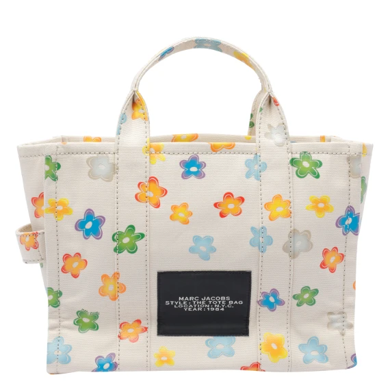 THE WILD DAISY CANVAS MEDIUM TOTE BAG