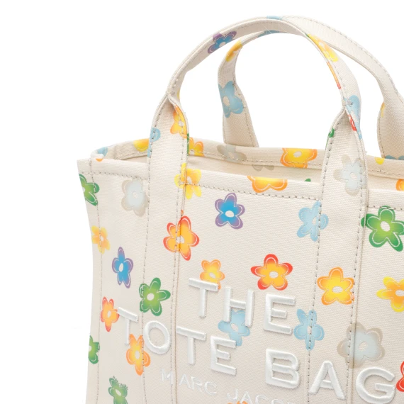 THE WILD DAISY CANVAS MEDIUM TOTE BAG