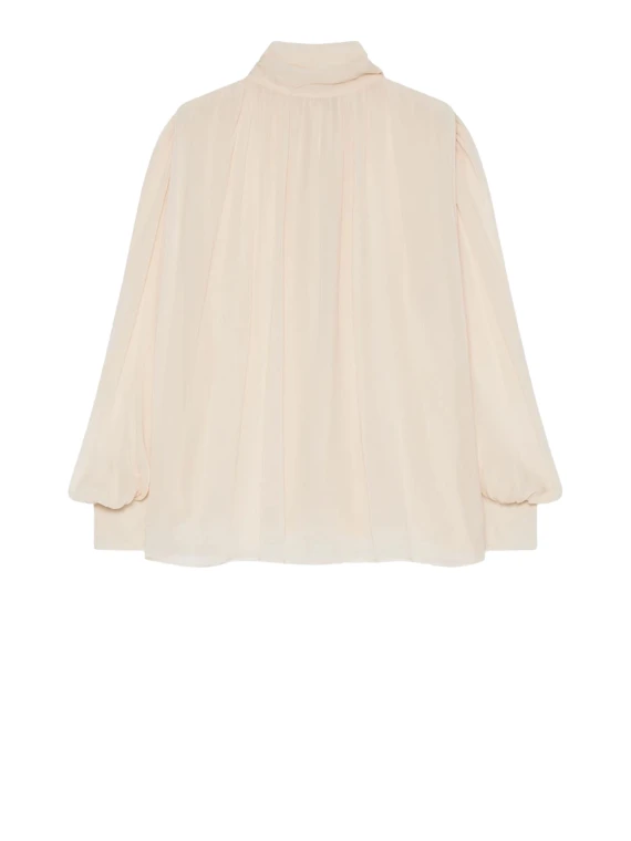 Camicia blusa cipria