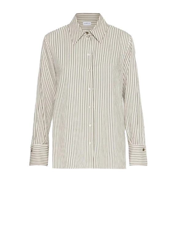 Camicia donna salvia a righe