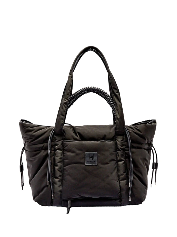 Shopping bag antracite in nylon