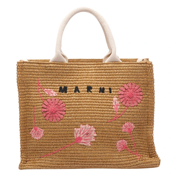 RAFFIA SMALL TOTE BAG