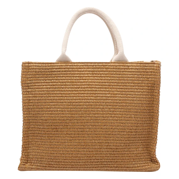 RAFFIA SMALL TOTE BAG