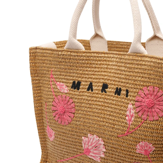 RAFFIA SMALL TOTE BAG