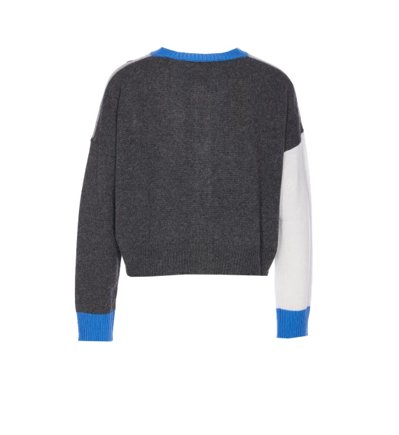 COLOUR BLOCK CARDIGAN