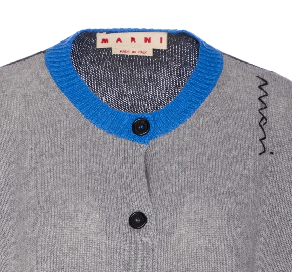 COLOUR BLOCK CARDIGAN