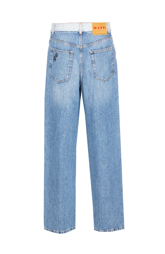 EMBROIDERED DENIM JEANS