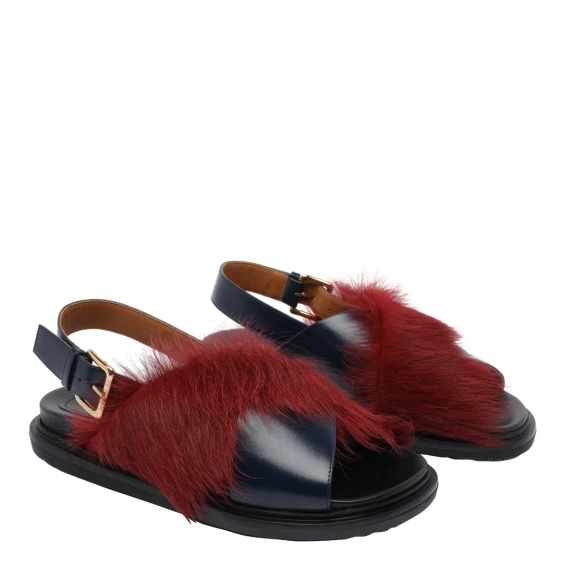 Sandali bordeaux MARNI