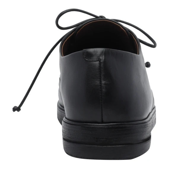 Black Zucca Zeppa Derby Flat Shoes Marsell