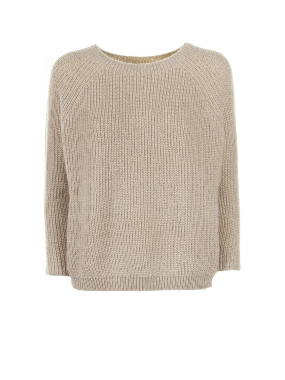 Beige Crewneck Sweater