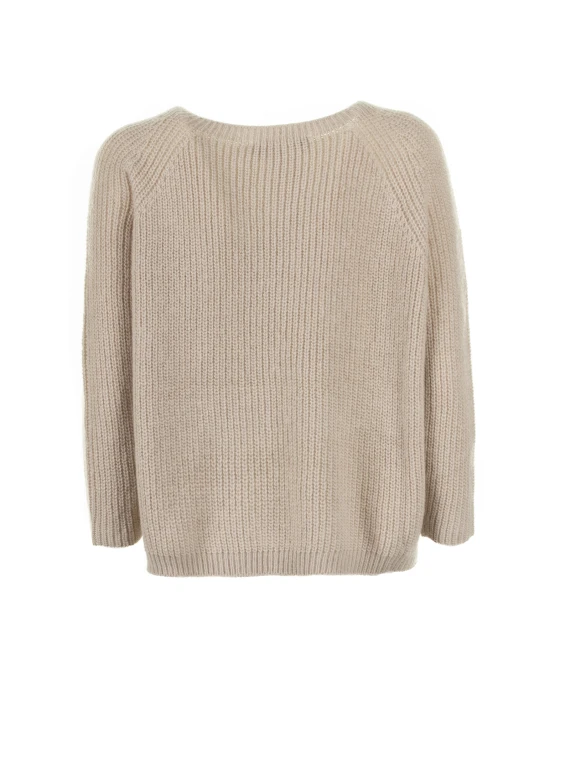 Beige Crewneck Sweater