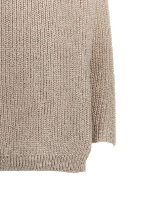 Beige Crewneck Sweater