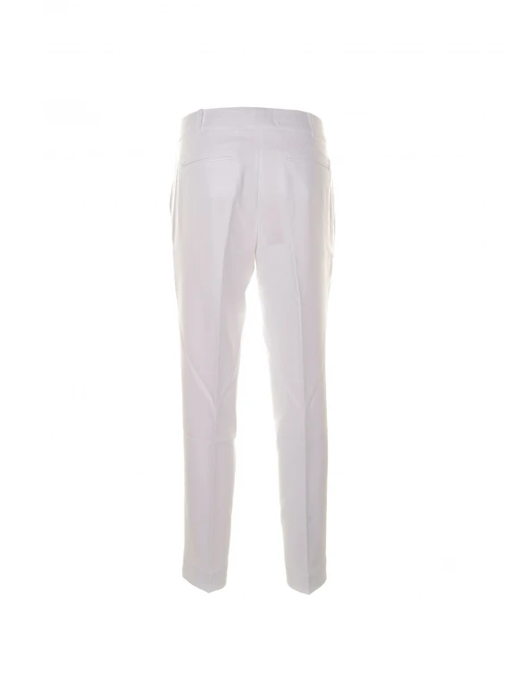 Pantalone bianco in crêpe