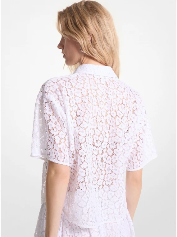 Corded lace shirt