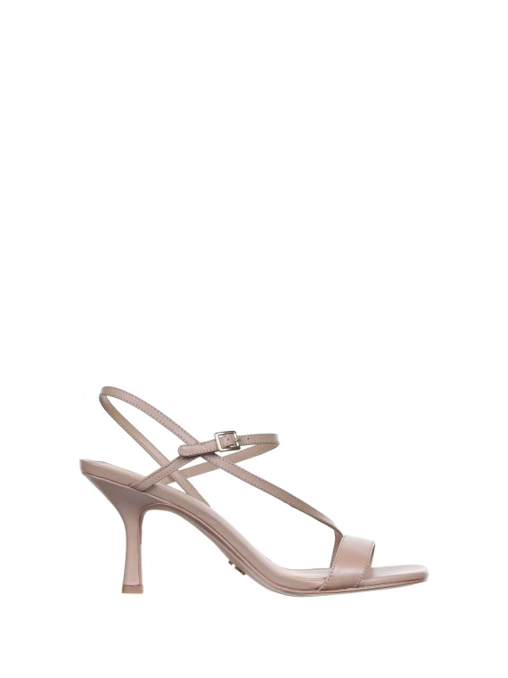 BUCKLE ANKLE-STRAP SANDALS