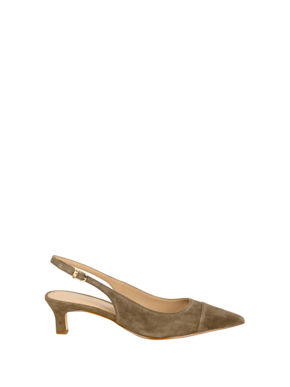 Décolleté Slingback Alora con Stampa Logo
