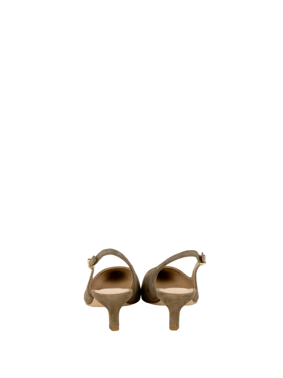 Décolleté Slingback Alora con Stampa Logo