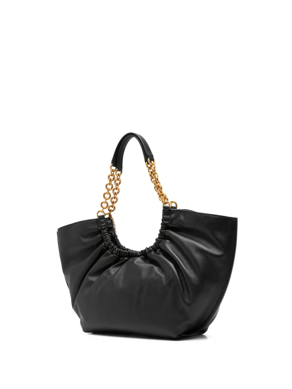 Borsa Tote Indie con Applicazione Nero