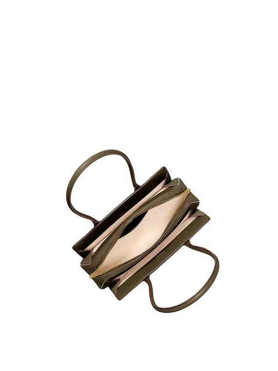 Women Double-Handle Bag in Loden Green Michael Kors