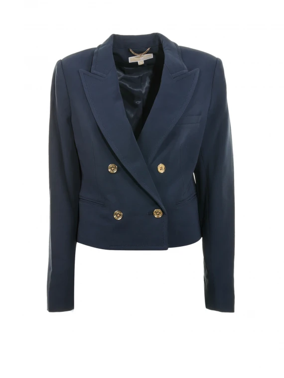 Blazer jacket with golden buttons