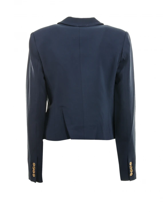 Blazer jacket with golden buttons