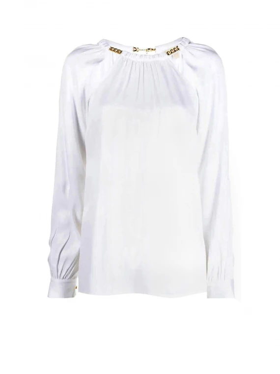 Blouse with chain detail
