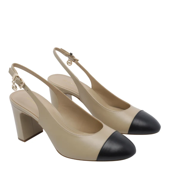 Scarpe con Tacco Beige