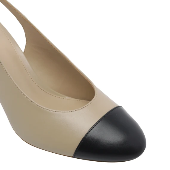 Scarpe con Tacco Beige