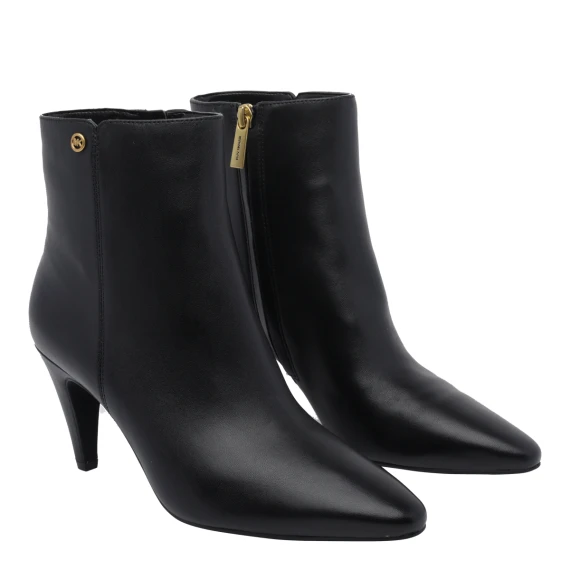 Black Daniela Pump Booties Boots