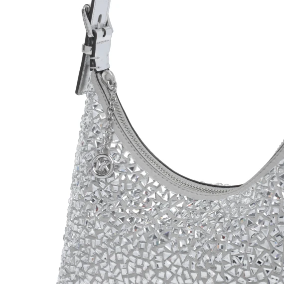 Silver rhinestones shoulder bag Michael Michael Kors
