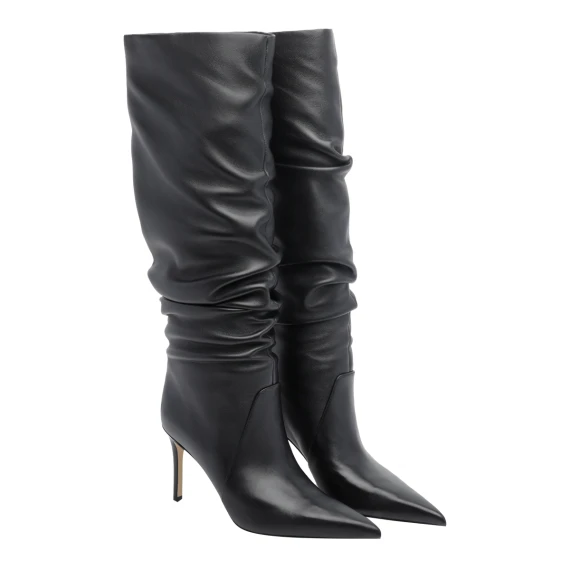 Stivali Dawn in pelle di vitello nera Michael Michael Kors