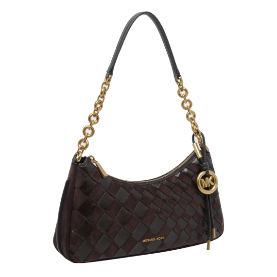 Dark brown shoulder bag Michael Michael Kors